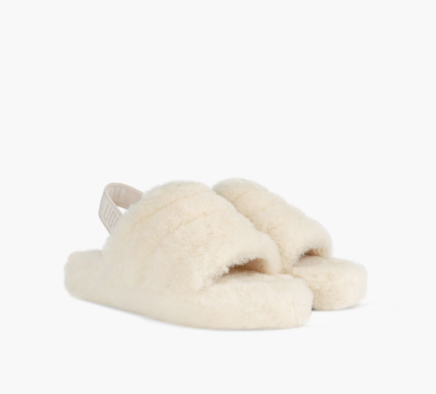 UGG SANDALEFLUFFYEAH en BEIGE vue 2