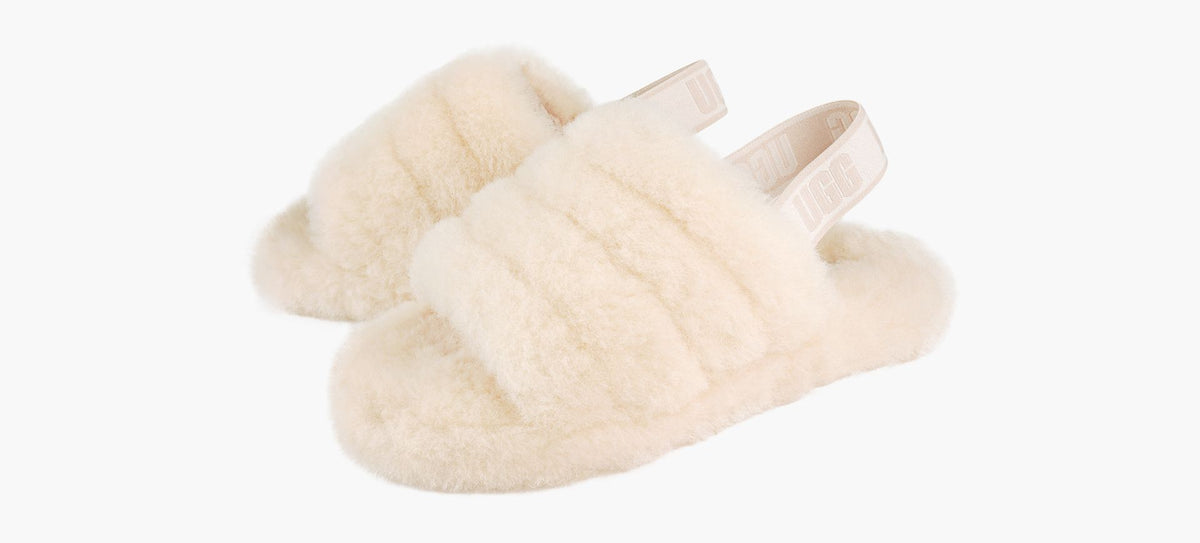 UGG SANDALEFLUFFYEAH en BEIGE vue 4