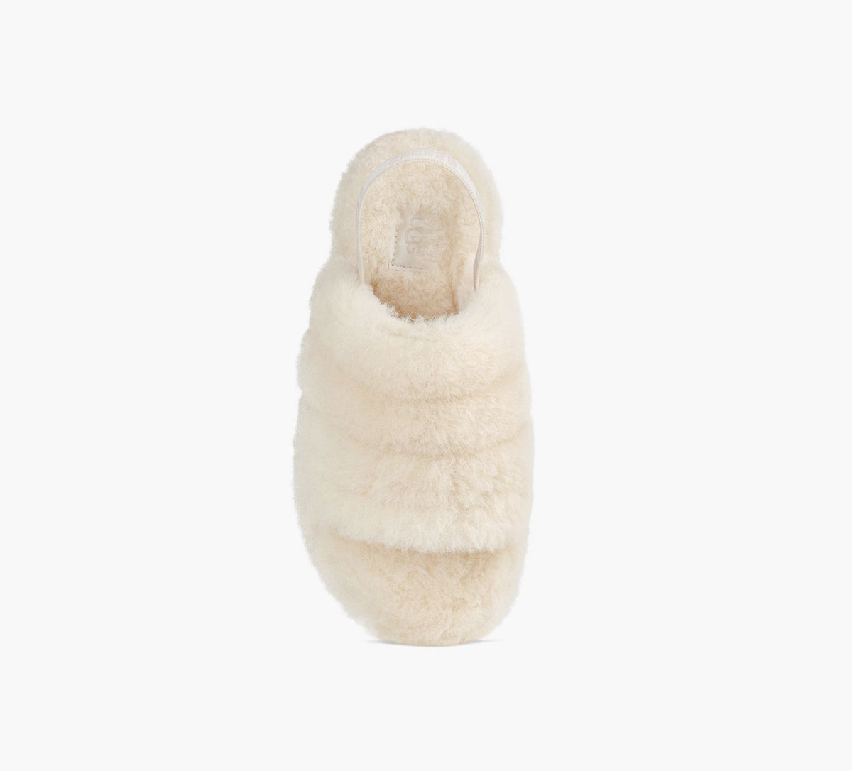 UGG SANDALEFLUFFYEAH en BEIGE vue 1c