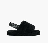 UGG FLUFFYEAHSLIDE in BLACK
