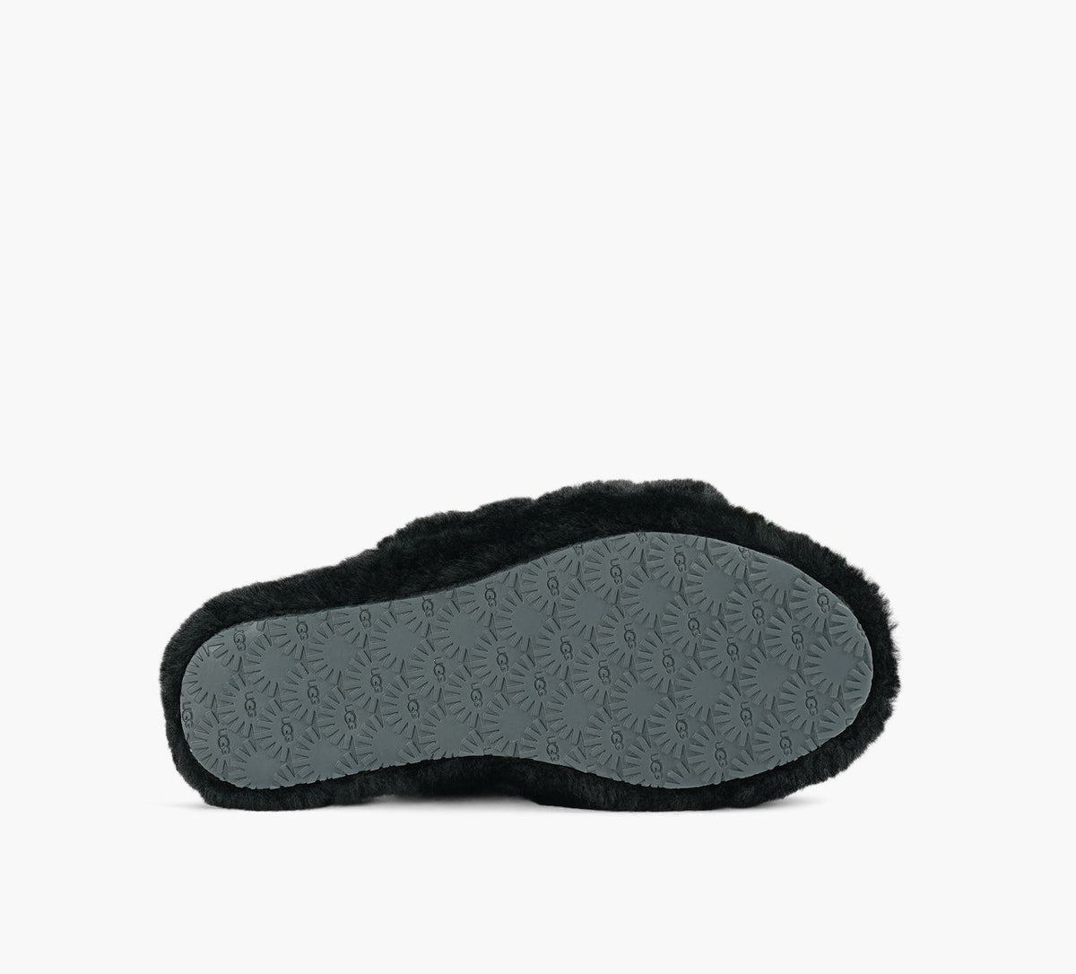 UGG FLUFFYEAHSLIDE in BLACK view 6