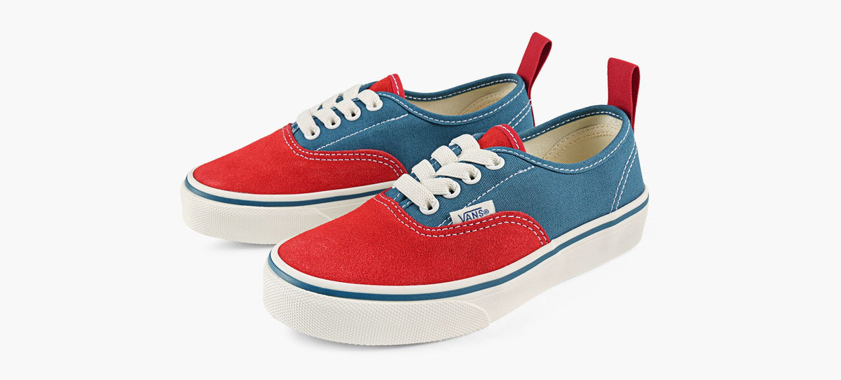 VANS AUTHENTICELASTICLACE in BLUE view 4