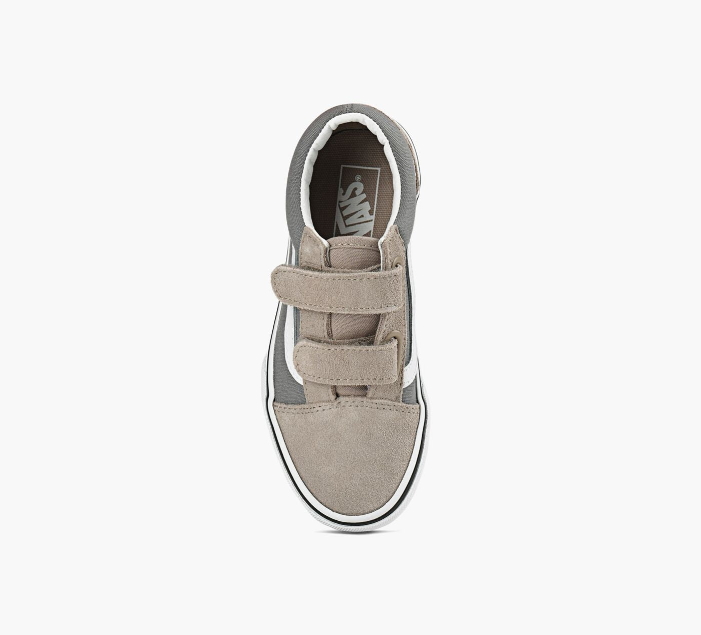 VANS BASKETOLDSKOOL en TAUPE vue 1c