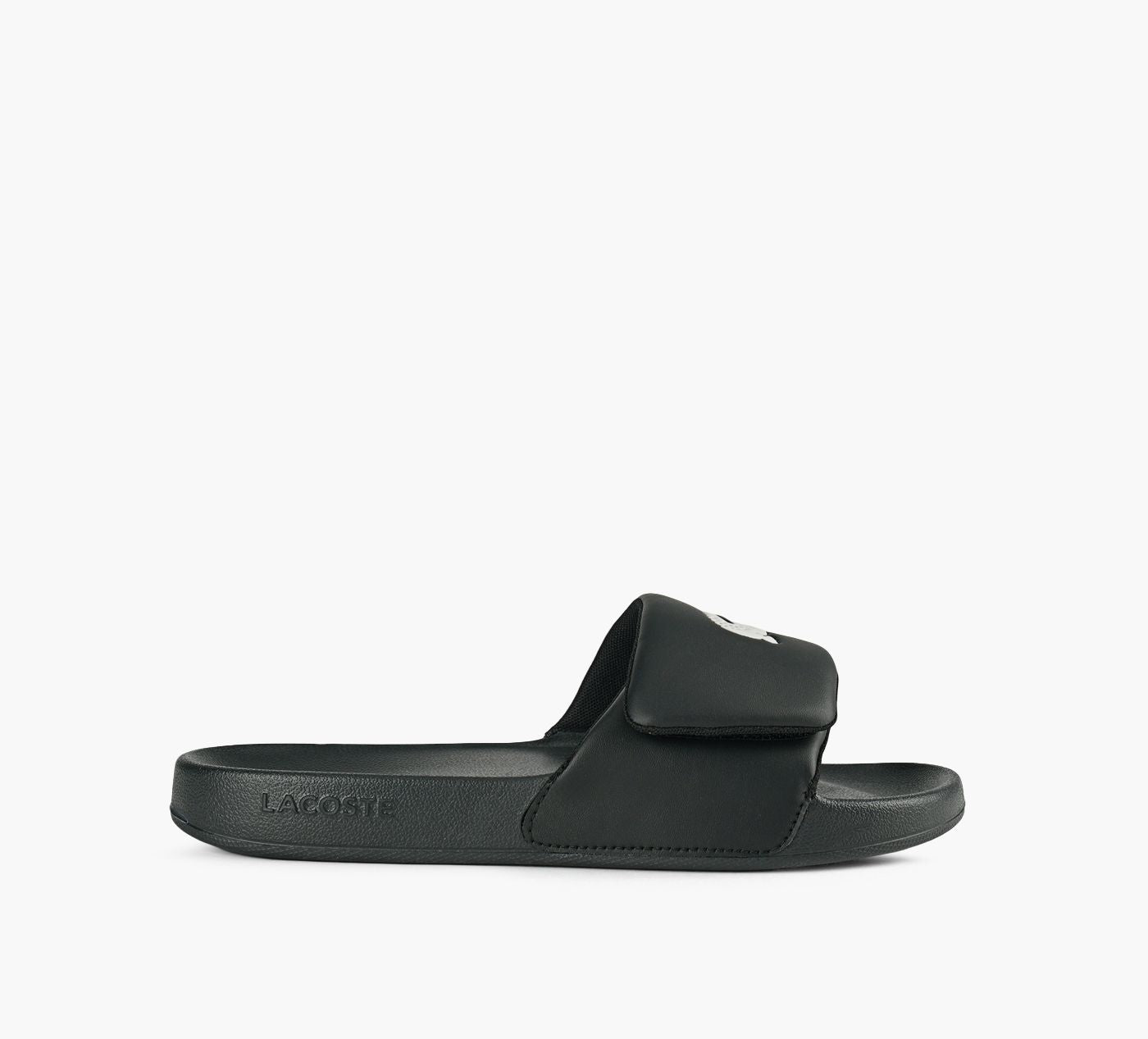 LACOSTE SERVESLIDE00STRAP in BLACK