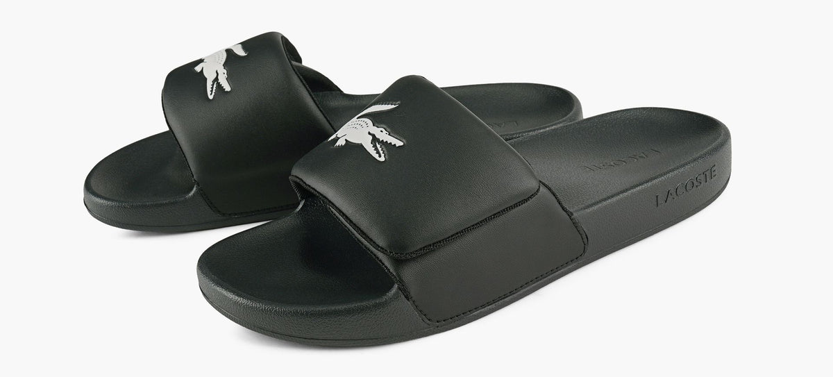 LACOSTE SANDALESERVE00 en NOIR vue 4