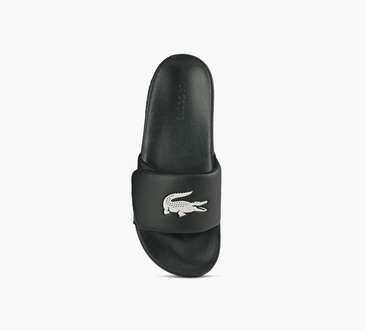 LACOSTE SERVESLIDE00STRAP in BLACK view 1c