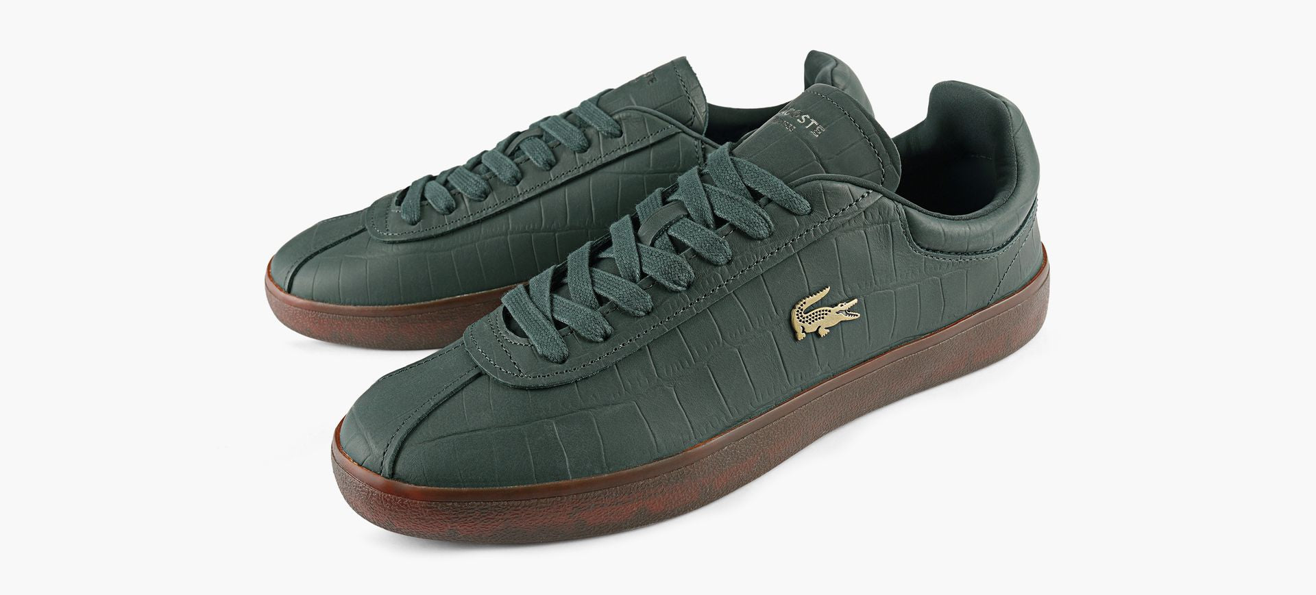 LACOSTE BASESHOT in GREEN view 4