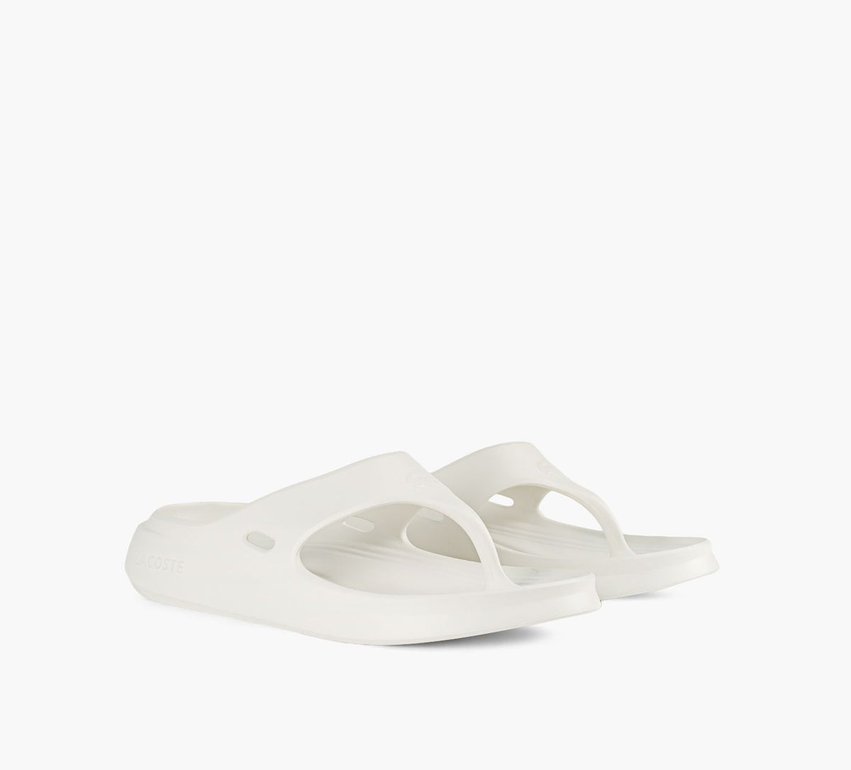 LACOSTE MEUZFLIPFLOPS in WHITE view 2