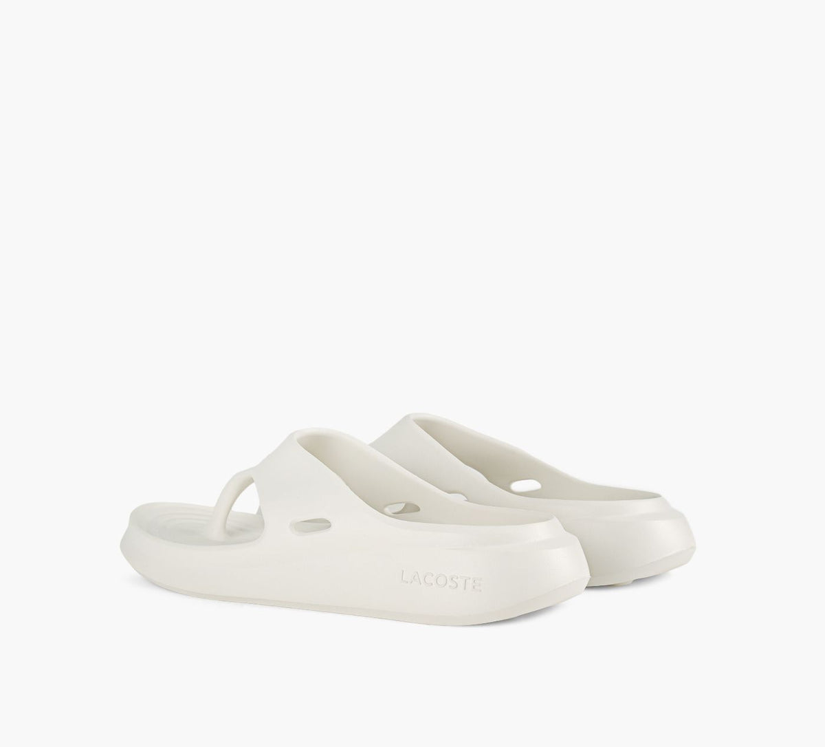 LACOSTE MEUZFLIPFLOPS in WHITE view 3