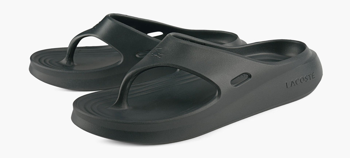 LACOSTE MEDUZFLIPFLOPS in BLACK view 4