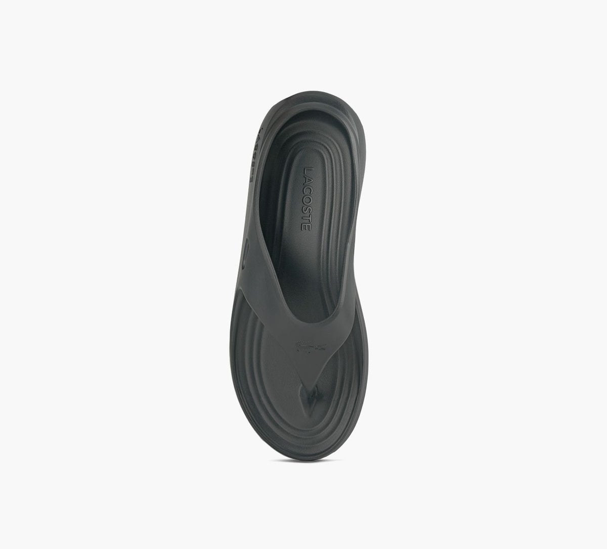 LACOSTE MEDUZFLIPFLOPS in BLACK view 1c