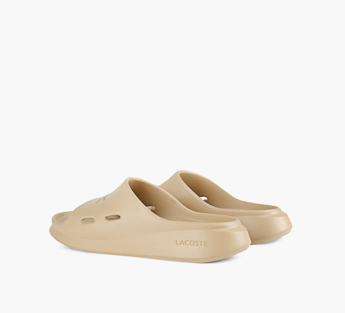 LACOSTE MEDUZSLIDES in TAN view 3