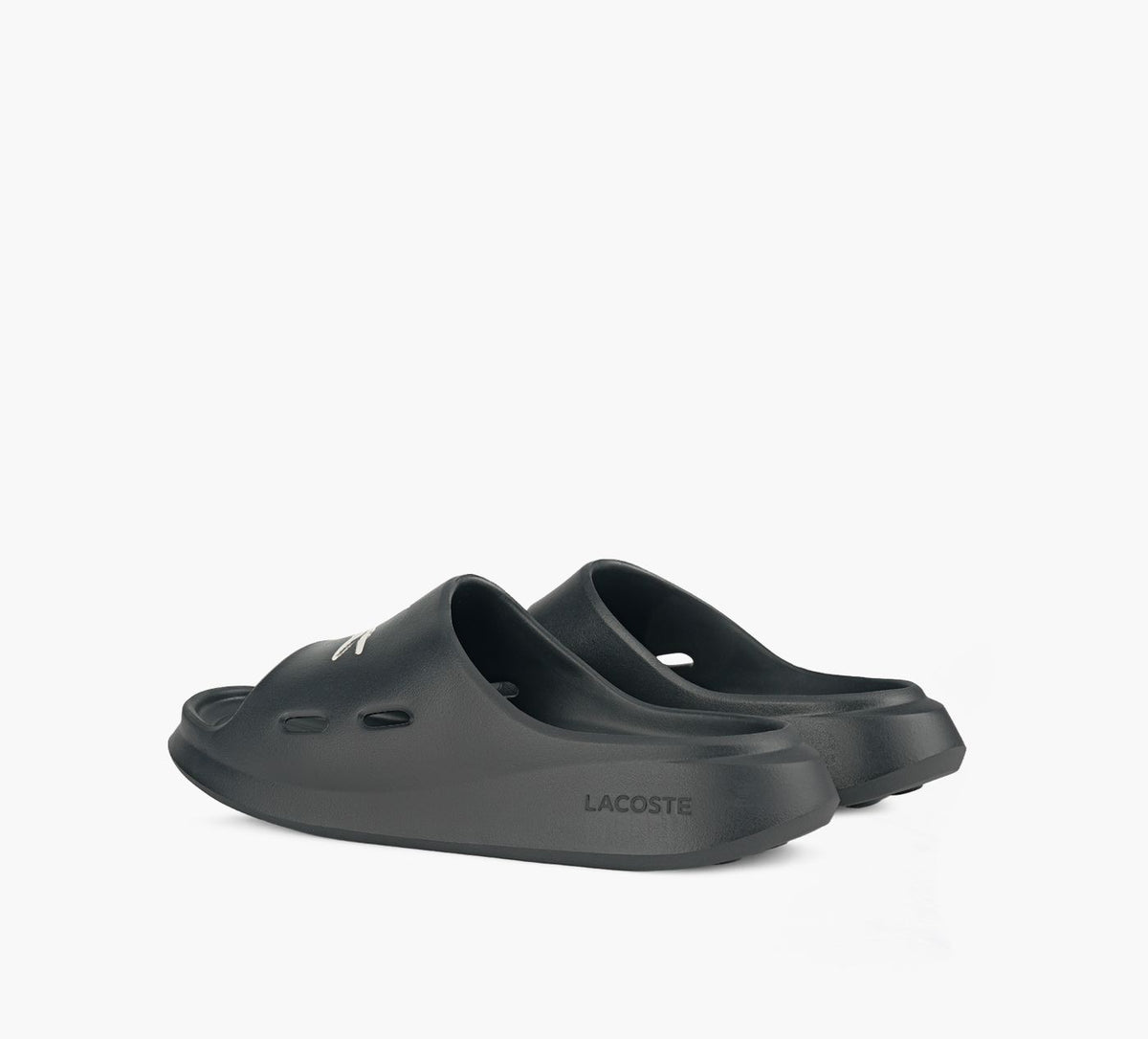 LACOSTE MEDUZSLIDES in BLACK view 3