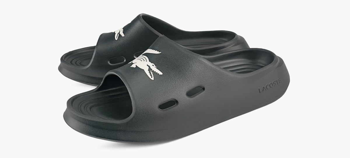 LACOSTE MEDUZSLIDES in BLACK view 4