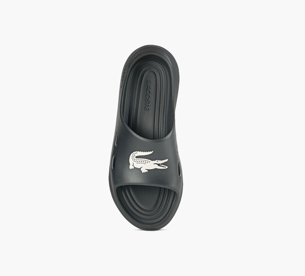 LACOSTE MEDUZSLIDES in BLACK view 1c