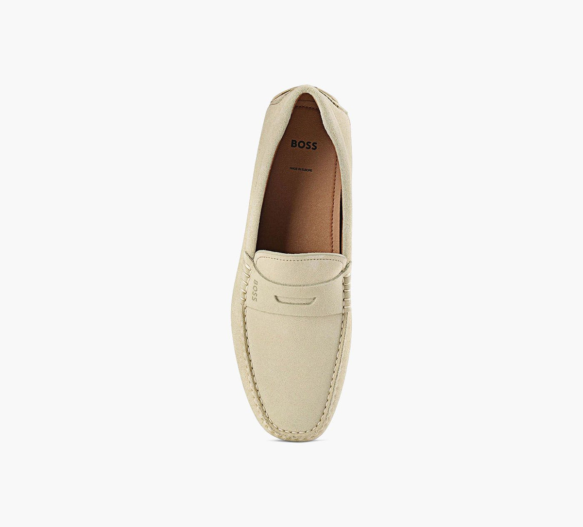 BOSS NOELMOCCASIN in WHITE view 1c