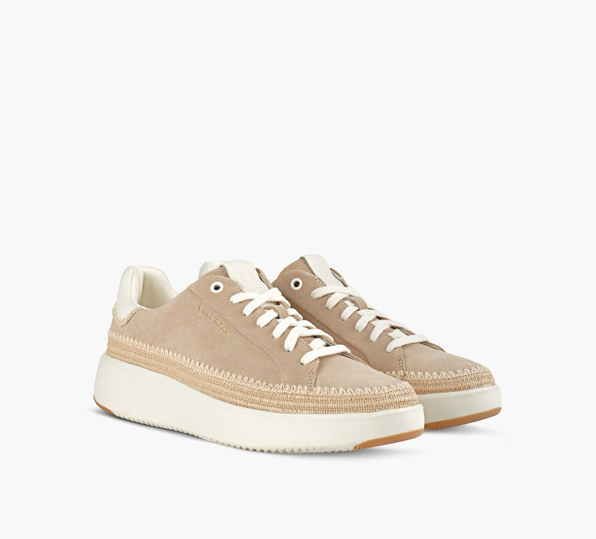 COLE HAAN BASKETGRANDPRTOPSKIN en BEIGE vue 2