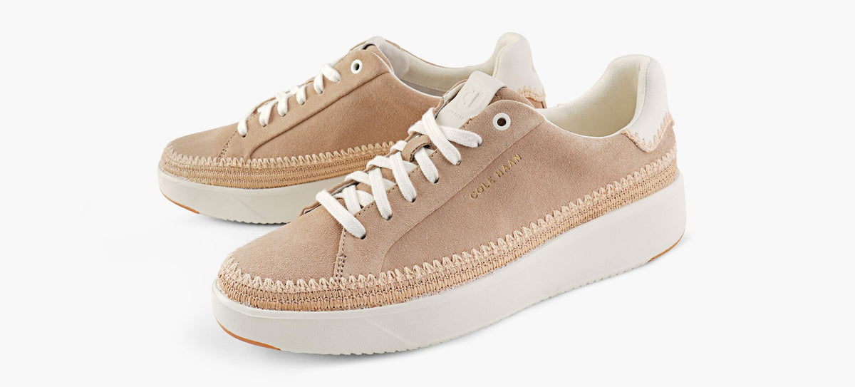 COLE HAAN BASKETGRANDPRTOPSKIN en BEIGE vue 4