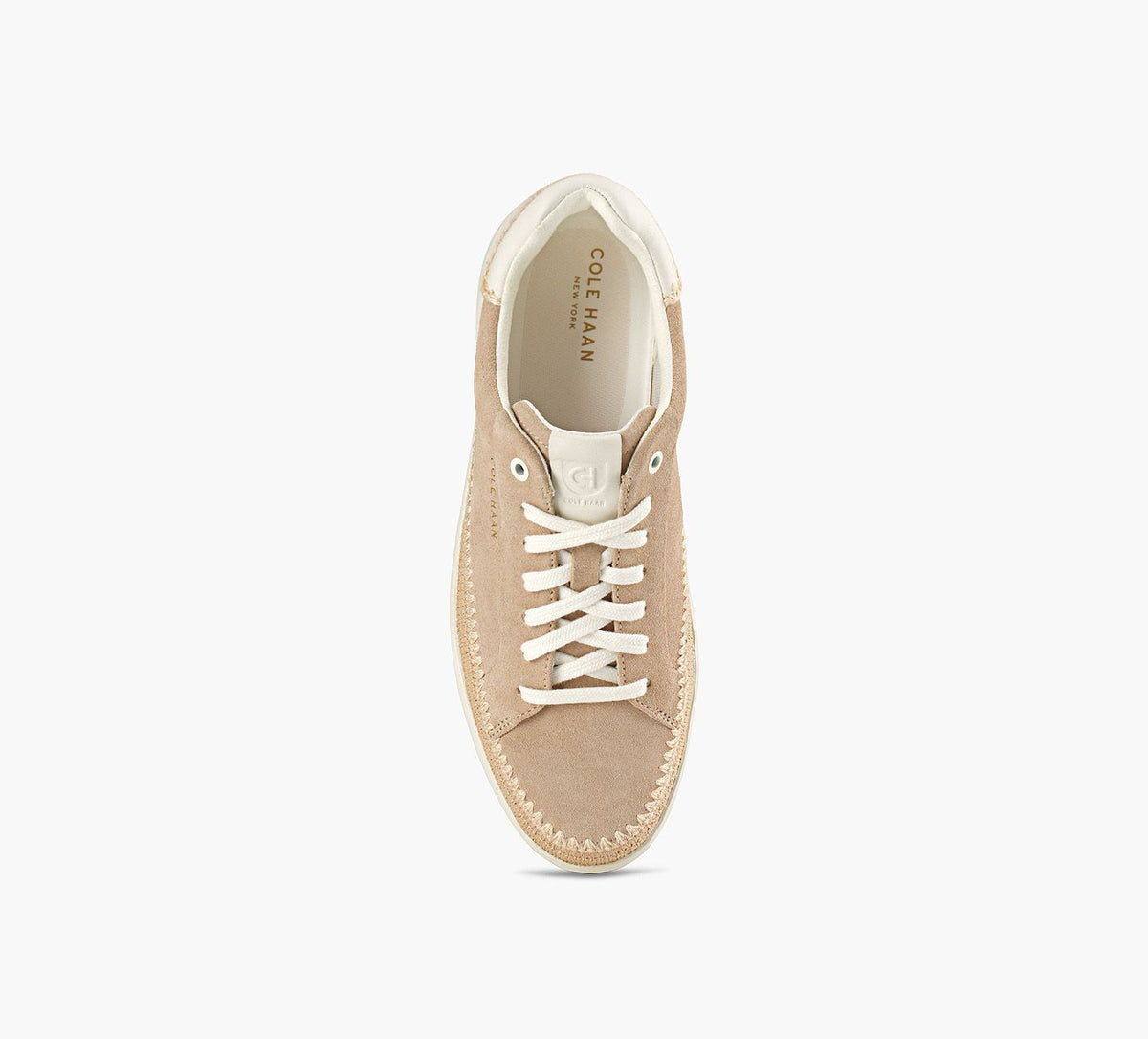 COLE HAAN BASKETGRANDPRTOPSKIN en BEIGE vue 1c