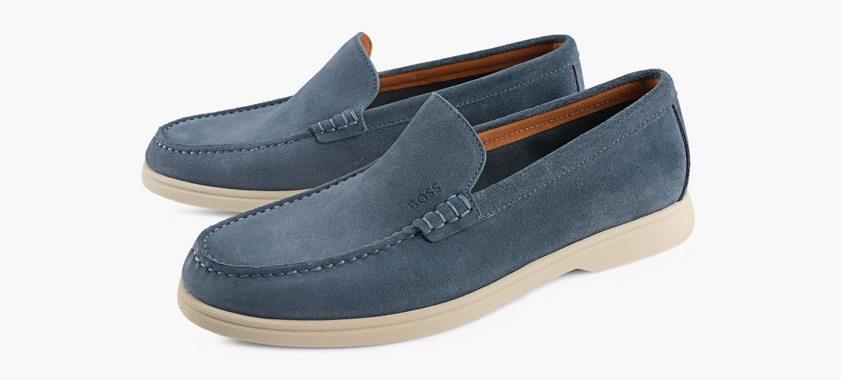 BOSS SIENNELOAFER in BLUE view 4