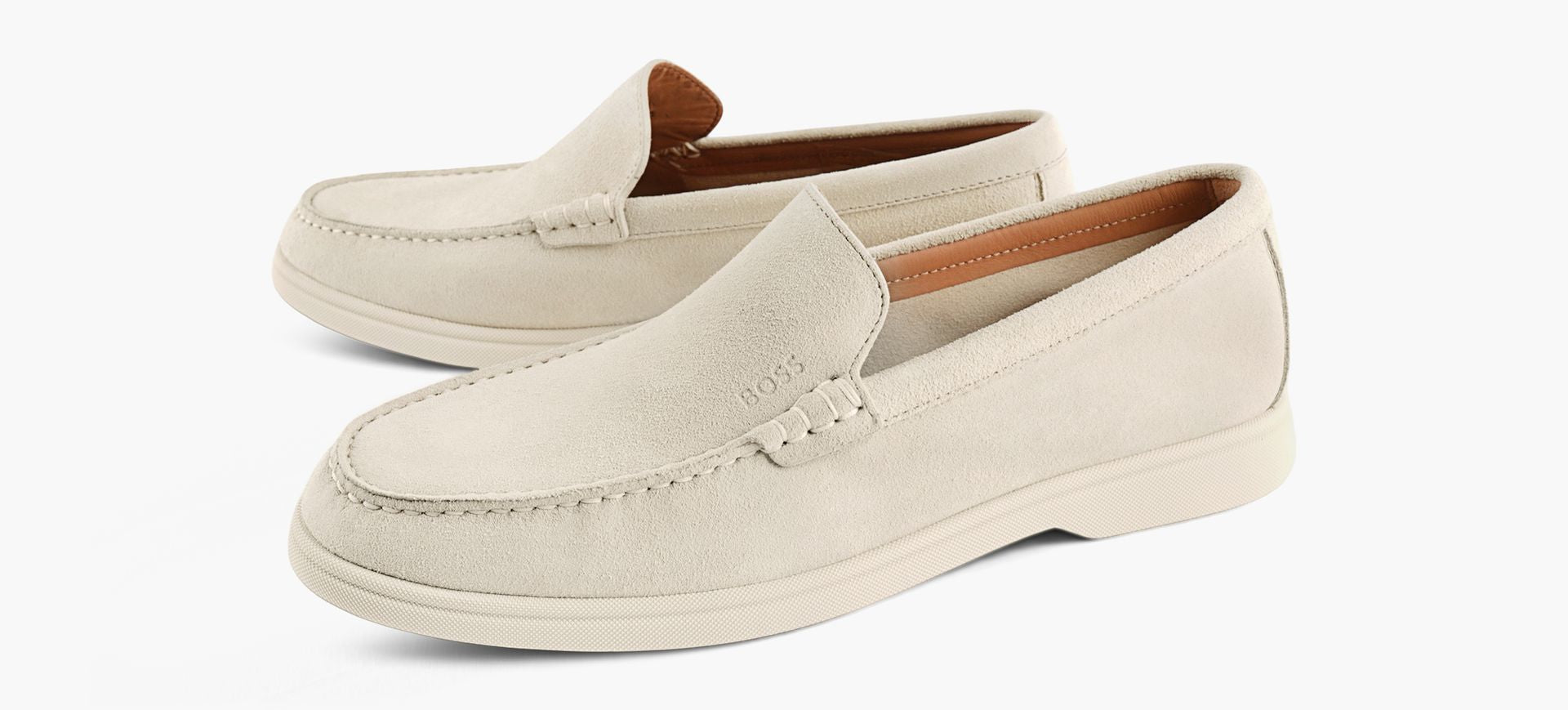 BOSS MOCASSINSIENNE en BLANC vue 4