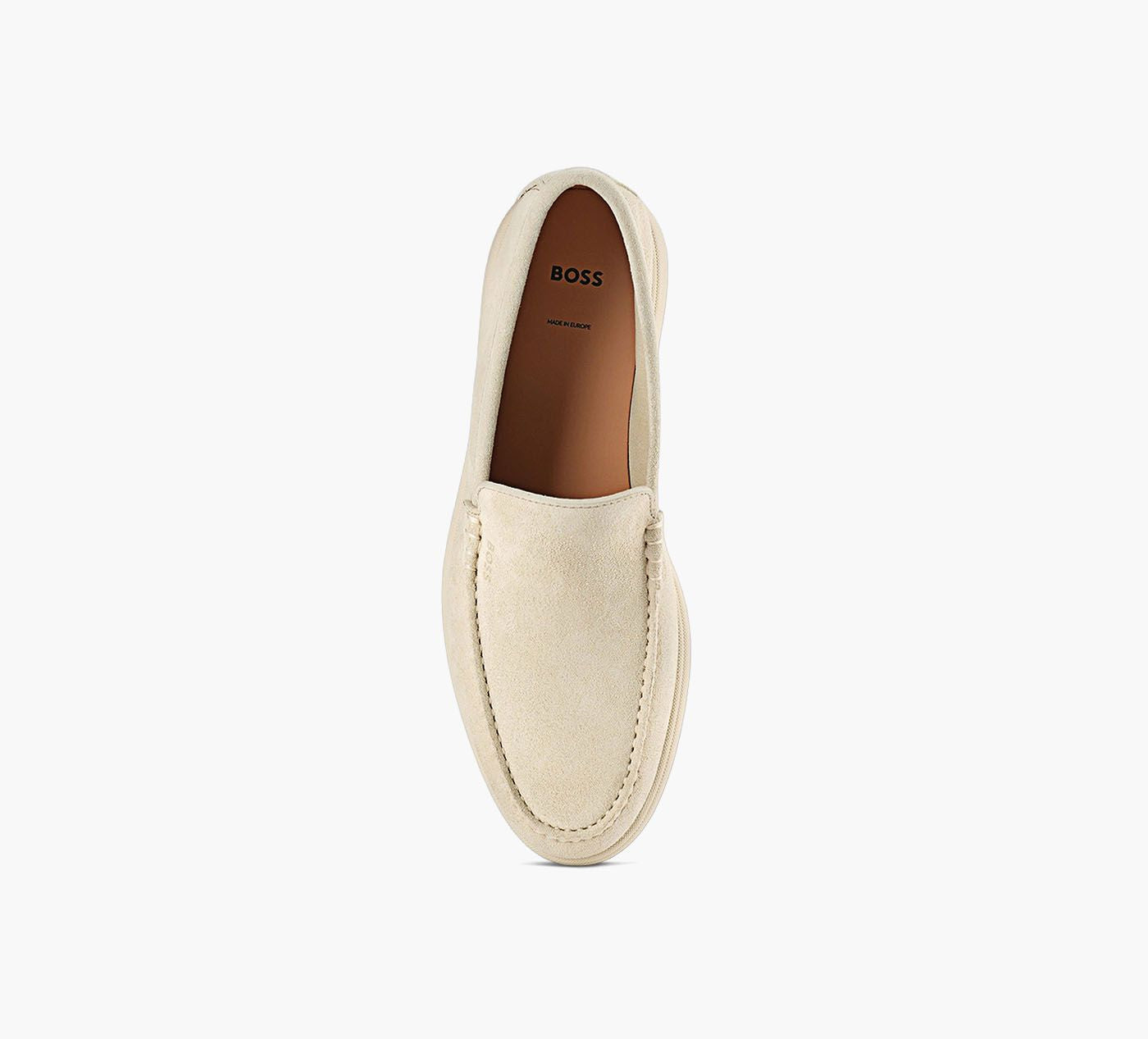 BOSS MOCASSINSIENNE en BLANC vue 1c