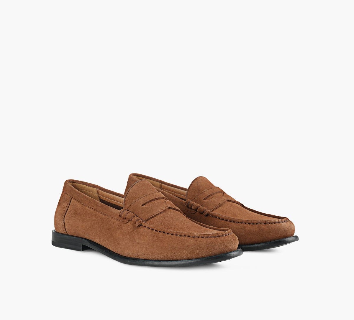 BOSS MOCASSINTEVAN en TAN vue 2