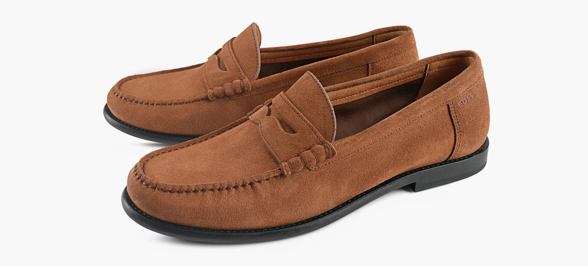 BOSS MOCASSINTEVAN en TAN vue 4