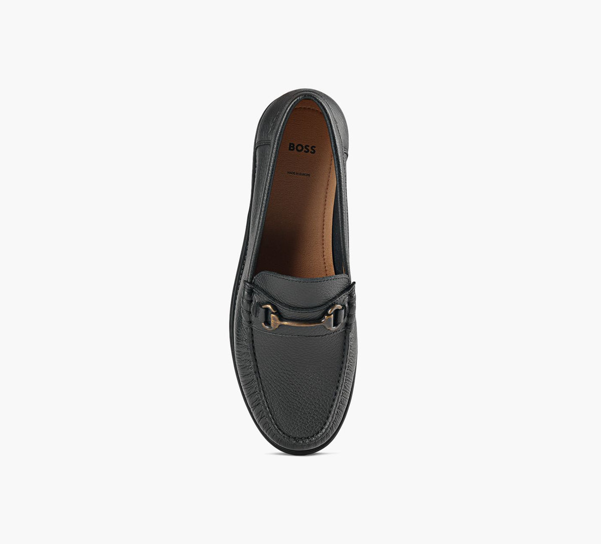 BOSS MOCASSINTEVAN en NOIR vue 1c