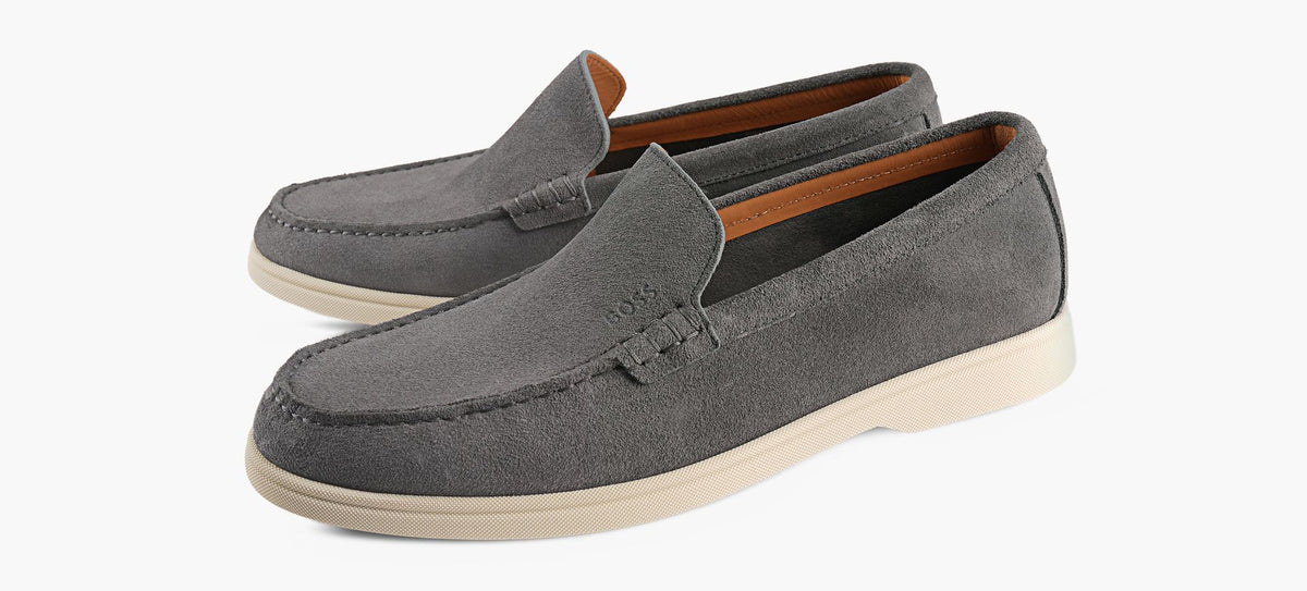 BOSS SIENNELOAFER in GREY view 4
