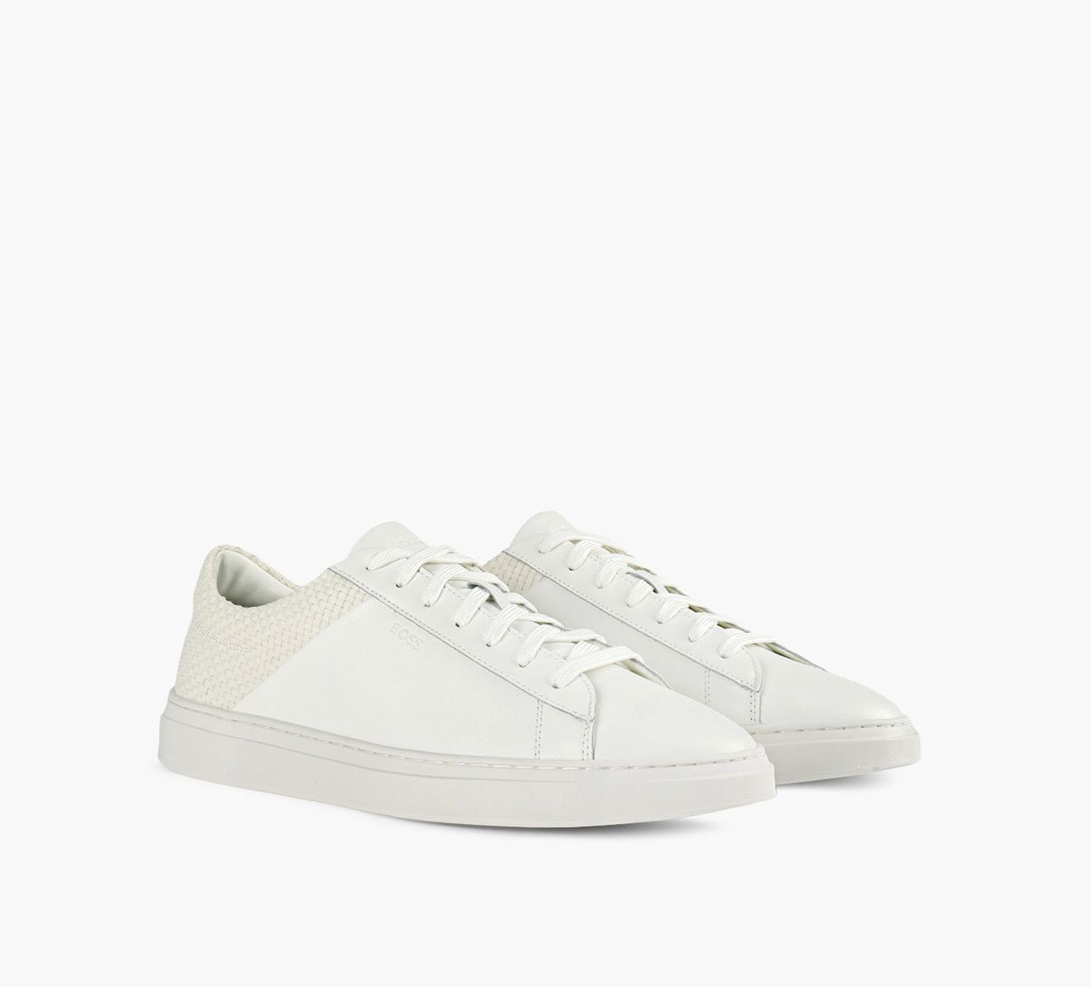 BOSS TENNISKIERAN en BLANC vue 2