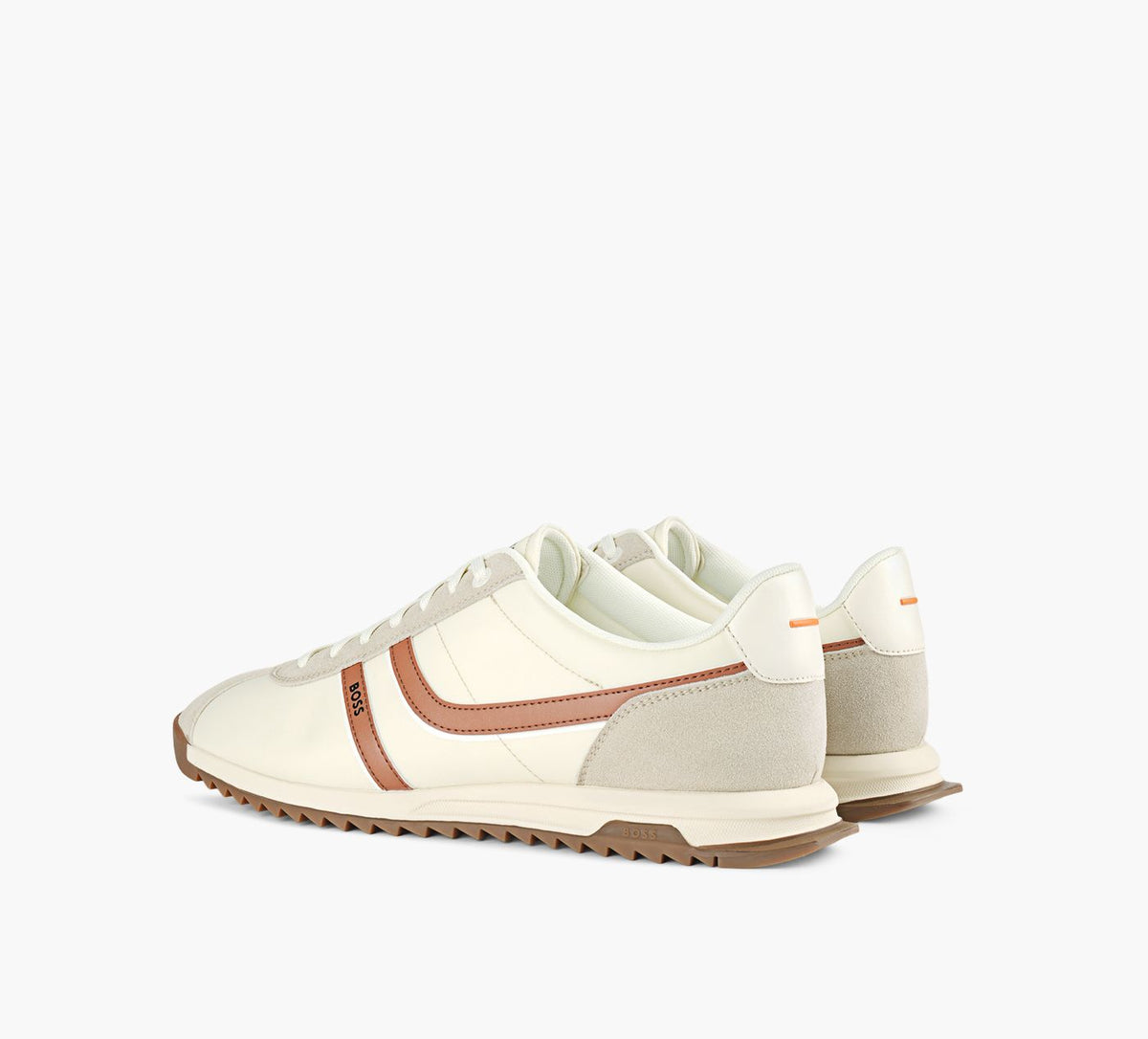 BOSS BASKETPROFILBASZAYN en BEIGE vue 3