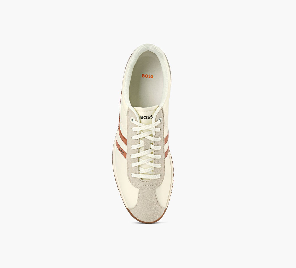 BOSS BASKETPROFILBASZAYN en BEIGE vue 1c