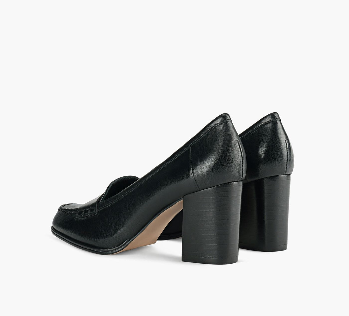 BROWNS BOULDERHEELEDLOAFER in BLACK view 3