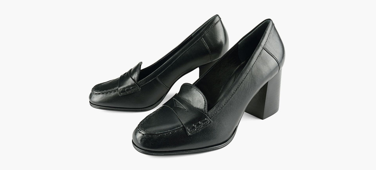 BROWNS BOULDERHEELEDLOAFER in BLACK view 4