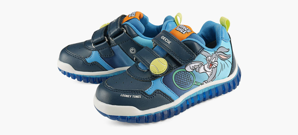 GEOX LIGHTYLOOxBUGSBUNNYLOONEYTUNES en BLEU vue 4