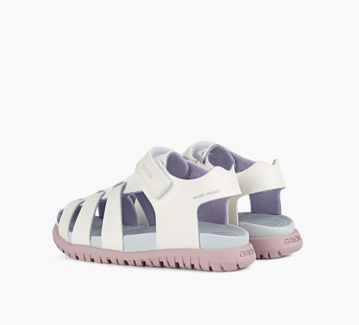 GEOX FUSBETTOG in WHITE view 3