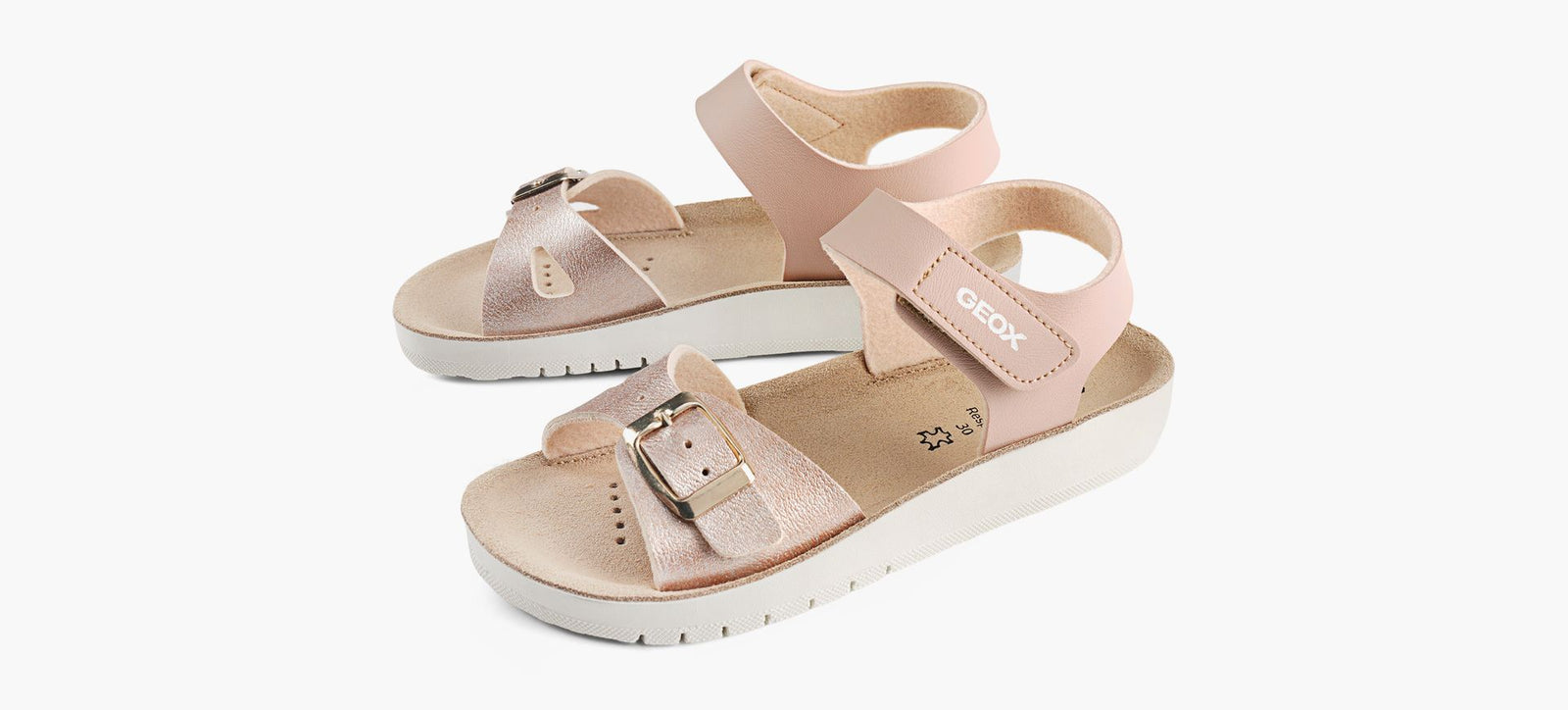 GEOX COSTAREIG in ROSE GOLD view 4