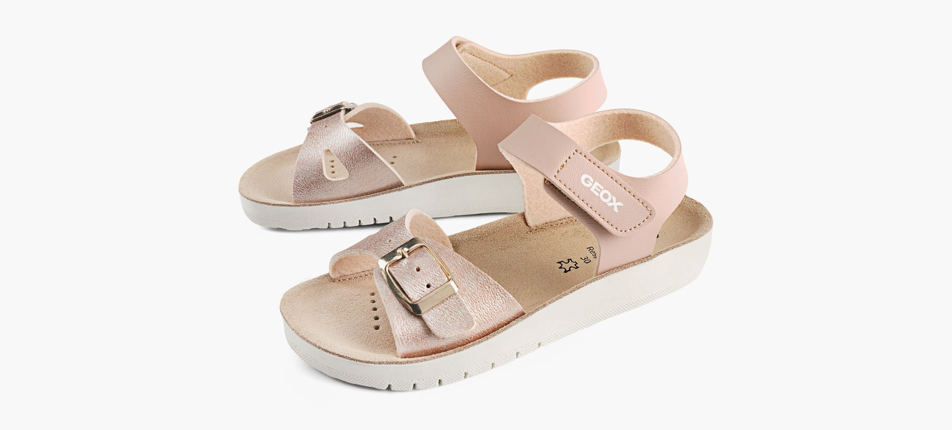 GEOX COSTAREIG in ROSE GOLD view 4