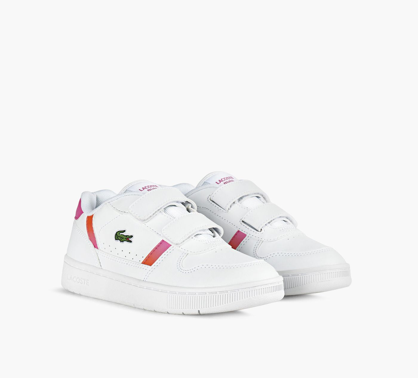LACOSTE TCLIP en BLANC vue 2