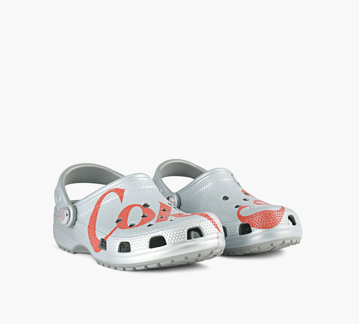 CROCS SABOTSCLASSIQUESDIETCOKE en ARGENT vue 2
