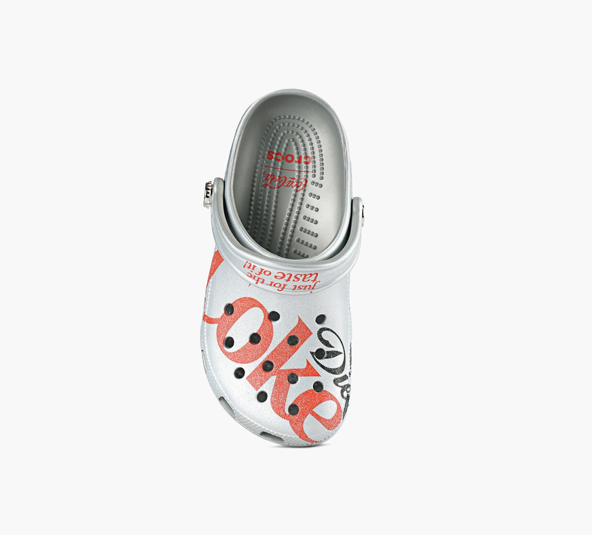 CROCS SABOTSCLASSIQUESDIETCOKE en ARGENT vue 1c