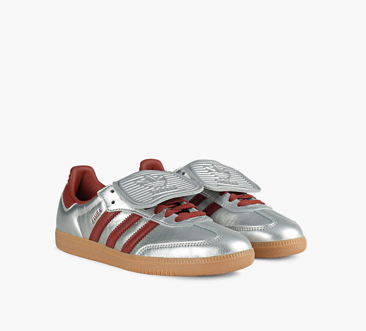 ADIDAS SAMBALONGTONGUE in SILVER view 2