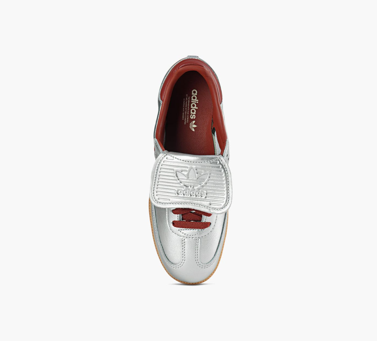 ADIDAS SAMBALONGTONGUE in SILVER view 1c