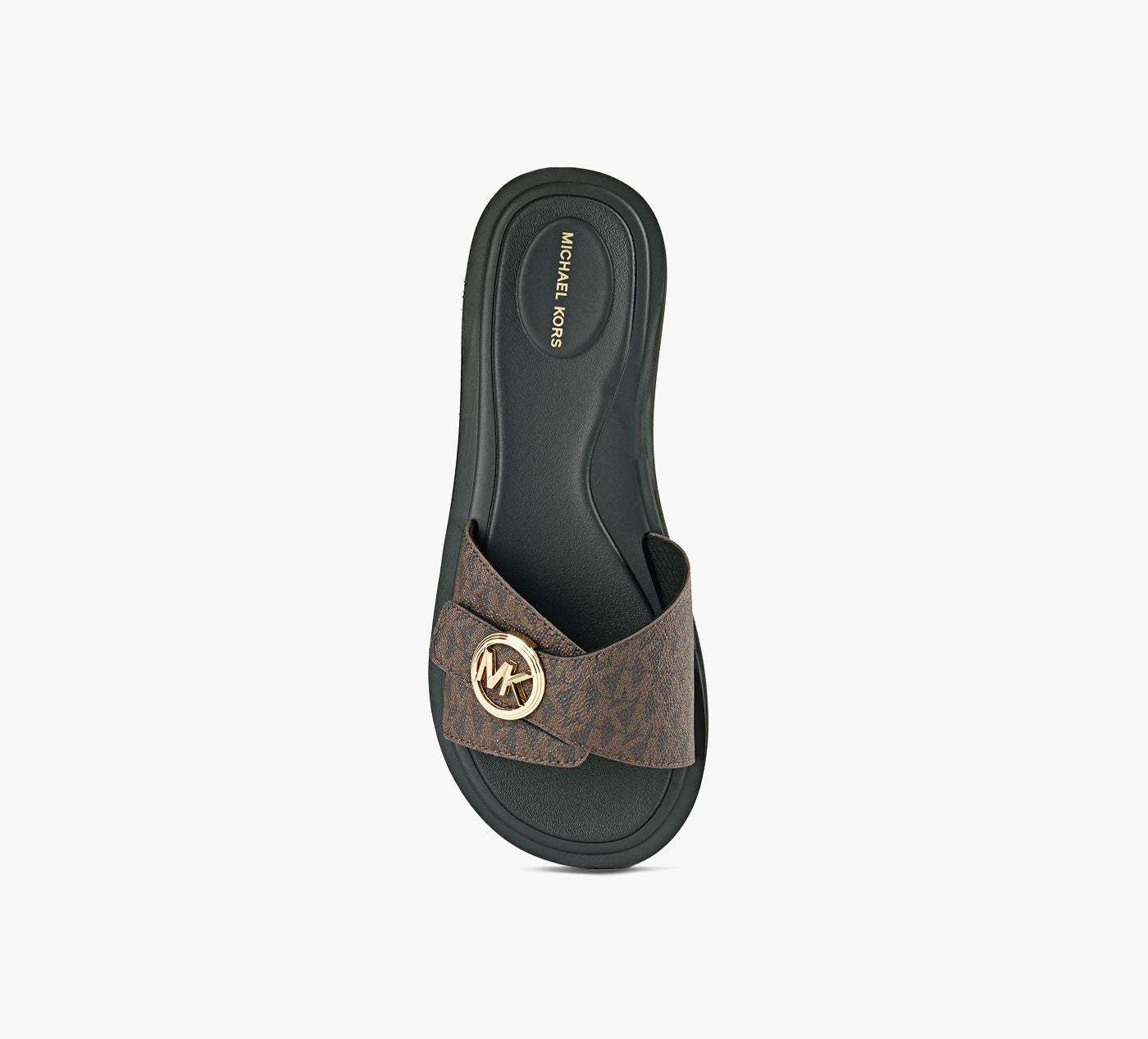 MICHAEL KORS SANDALEMKPOOL en BRUN vue 1c