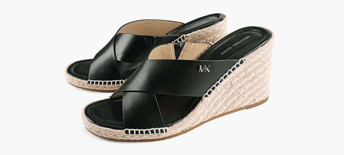 MICHAEL KORS KENZIEWEDGESANDAL in BLACK view 4
