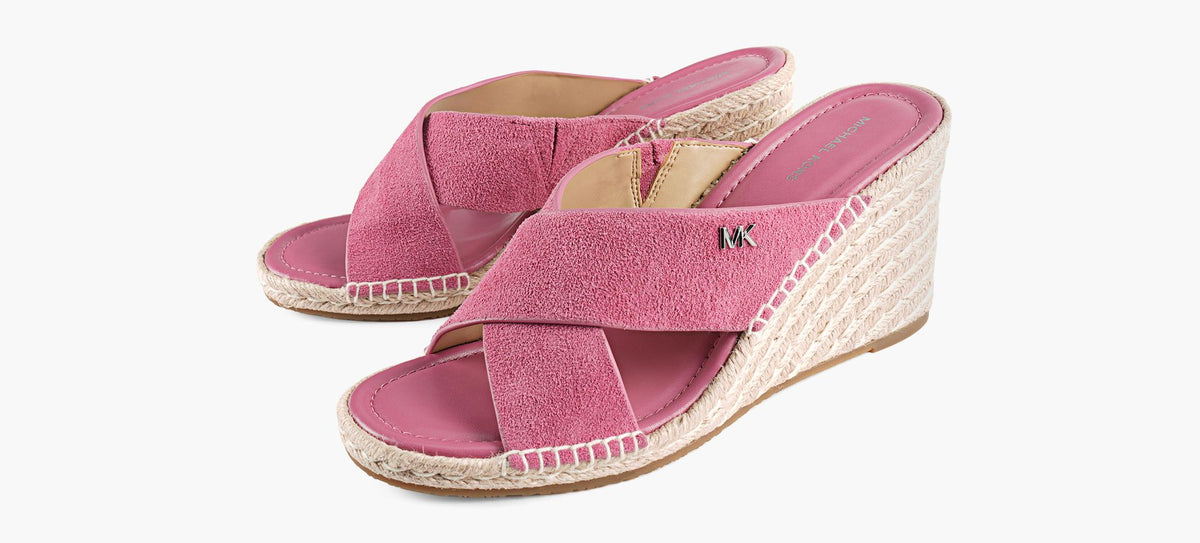 MICHAEL KORS KENZIEWEDGESANDAL in FUCHSIA view 4