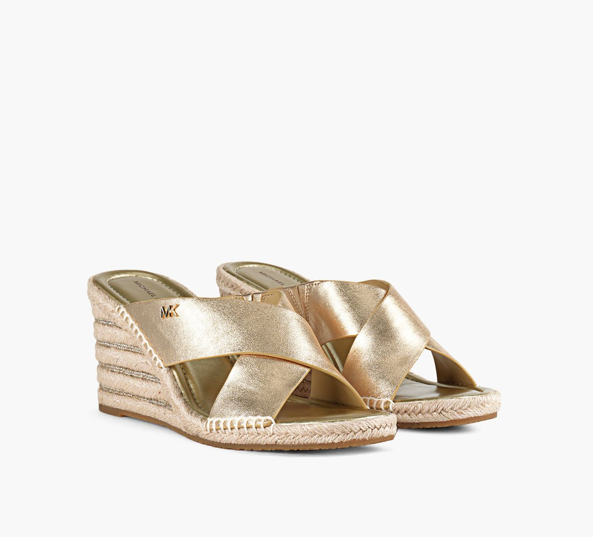 MICHAEL KORS KENZIEWEDGESANDAL in GOLD view 2