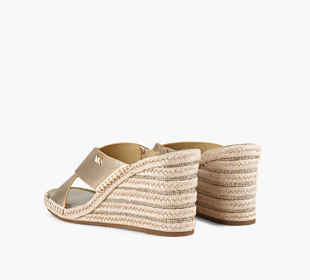 MICHAEL KORS KENZIEWEDGESANDAL in GOLD view 3