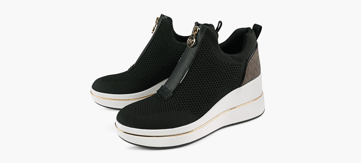 MICHAEL KORS BASKETCOMPENSETRICOTEXTENSIBLEETFERMETURECLAIREMMY en NOIR vue 4
